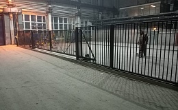 Откатные промышленные ворота